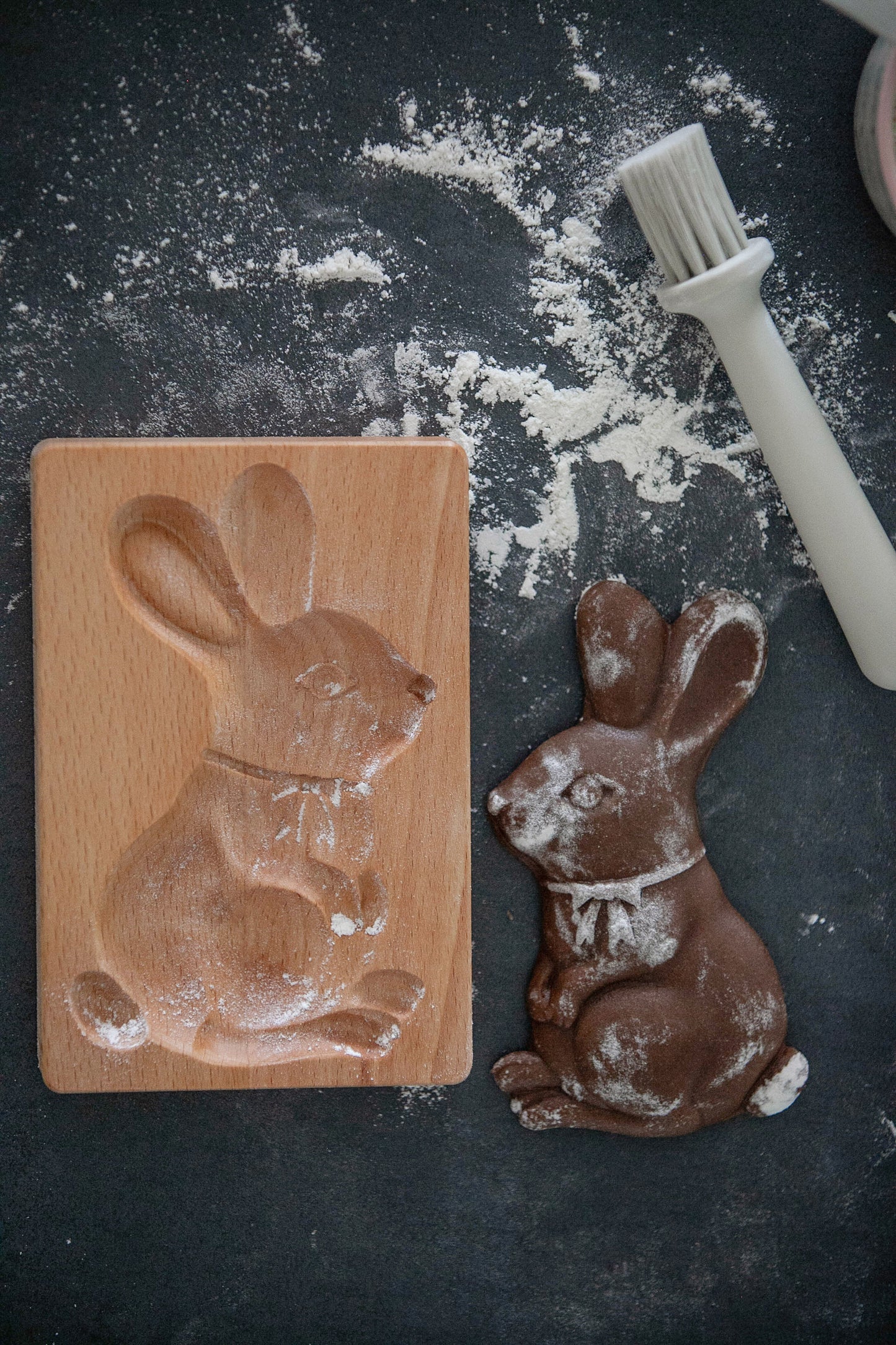 Keksform "Bunny big" aus Buchenholz