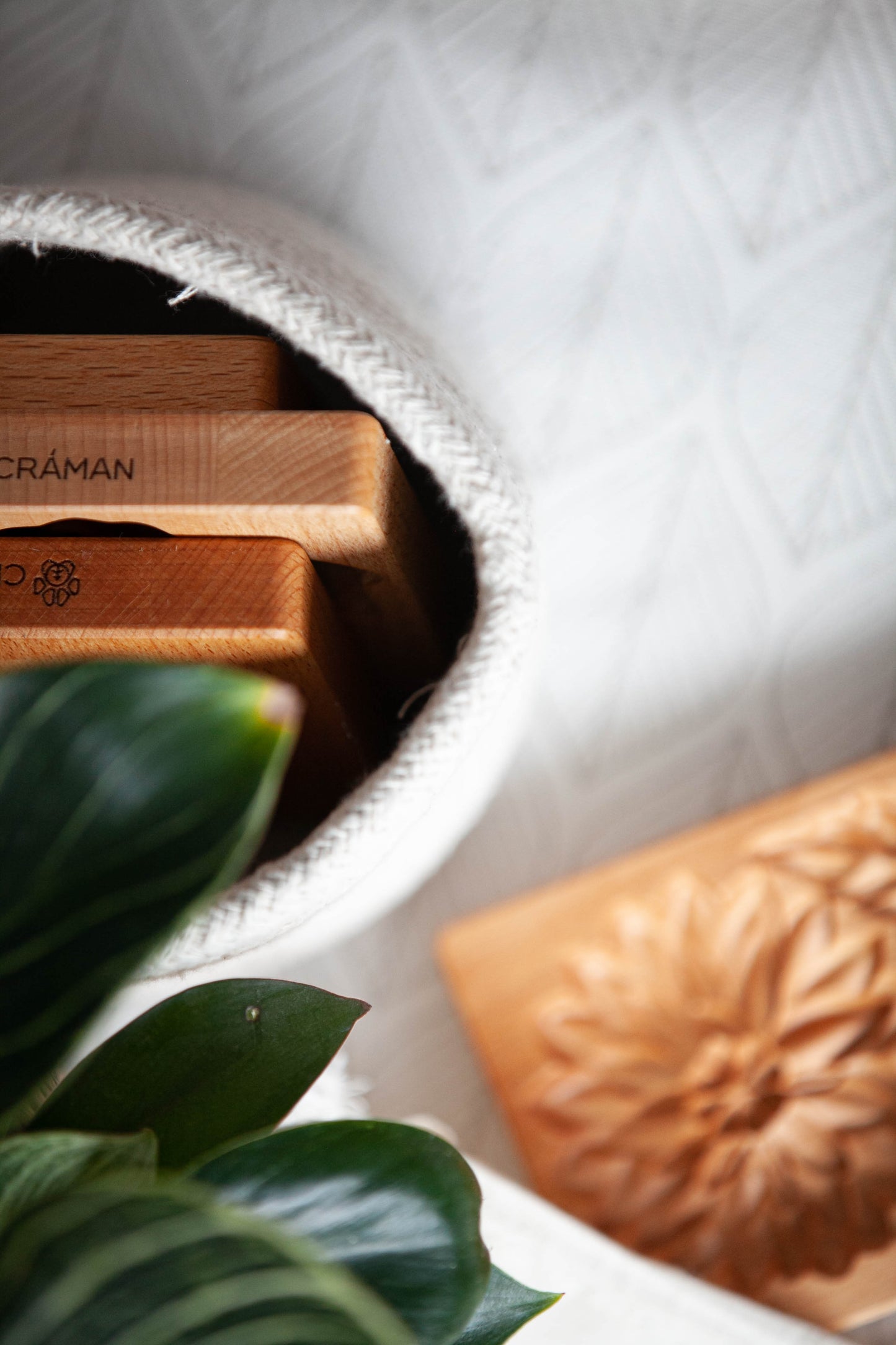 Keksform "Dahlia" aus Buchenholz