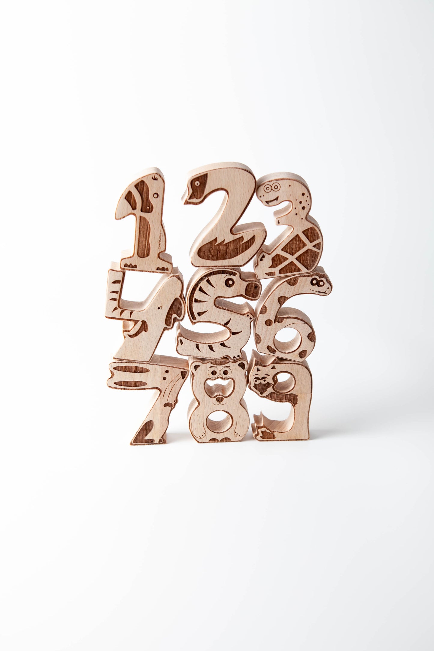 Holzspiel “ZooDigits”