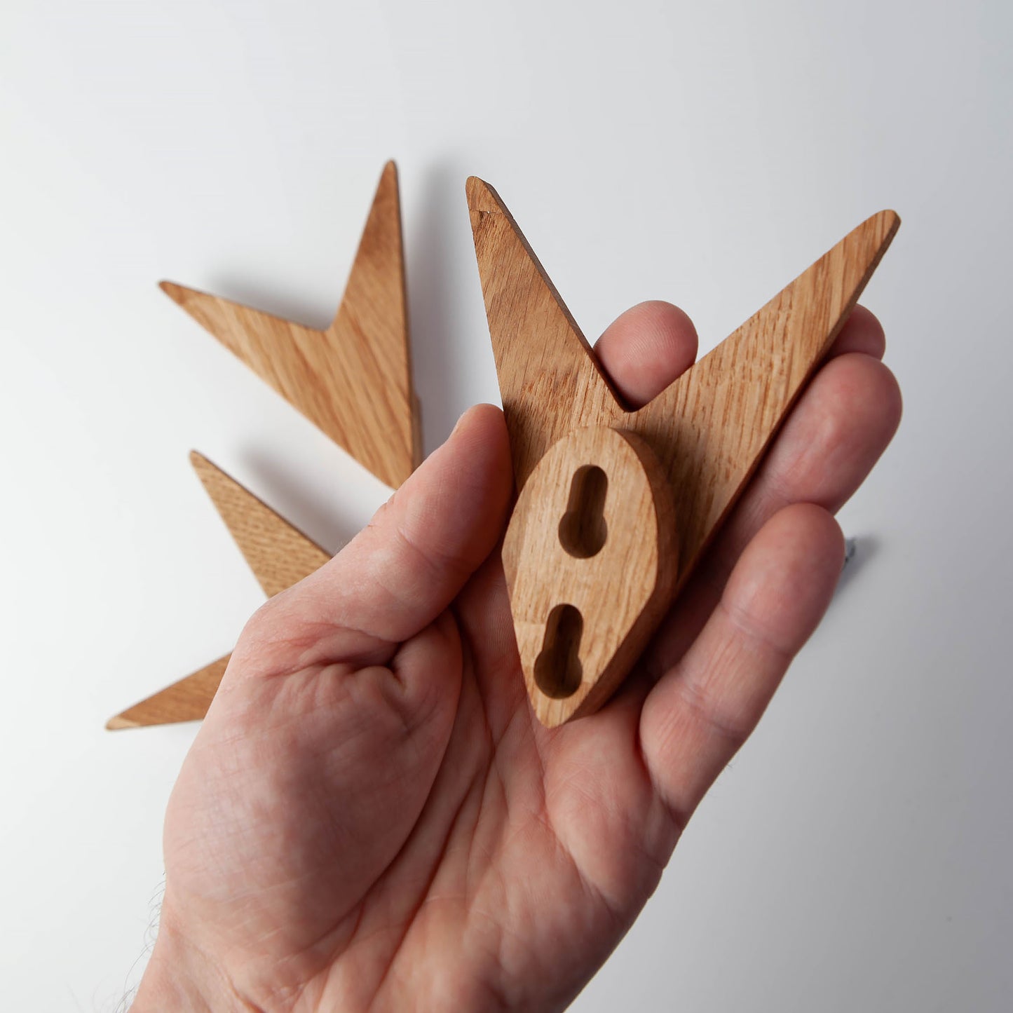 Wandhaken aus Eichenholz, Craman #104