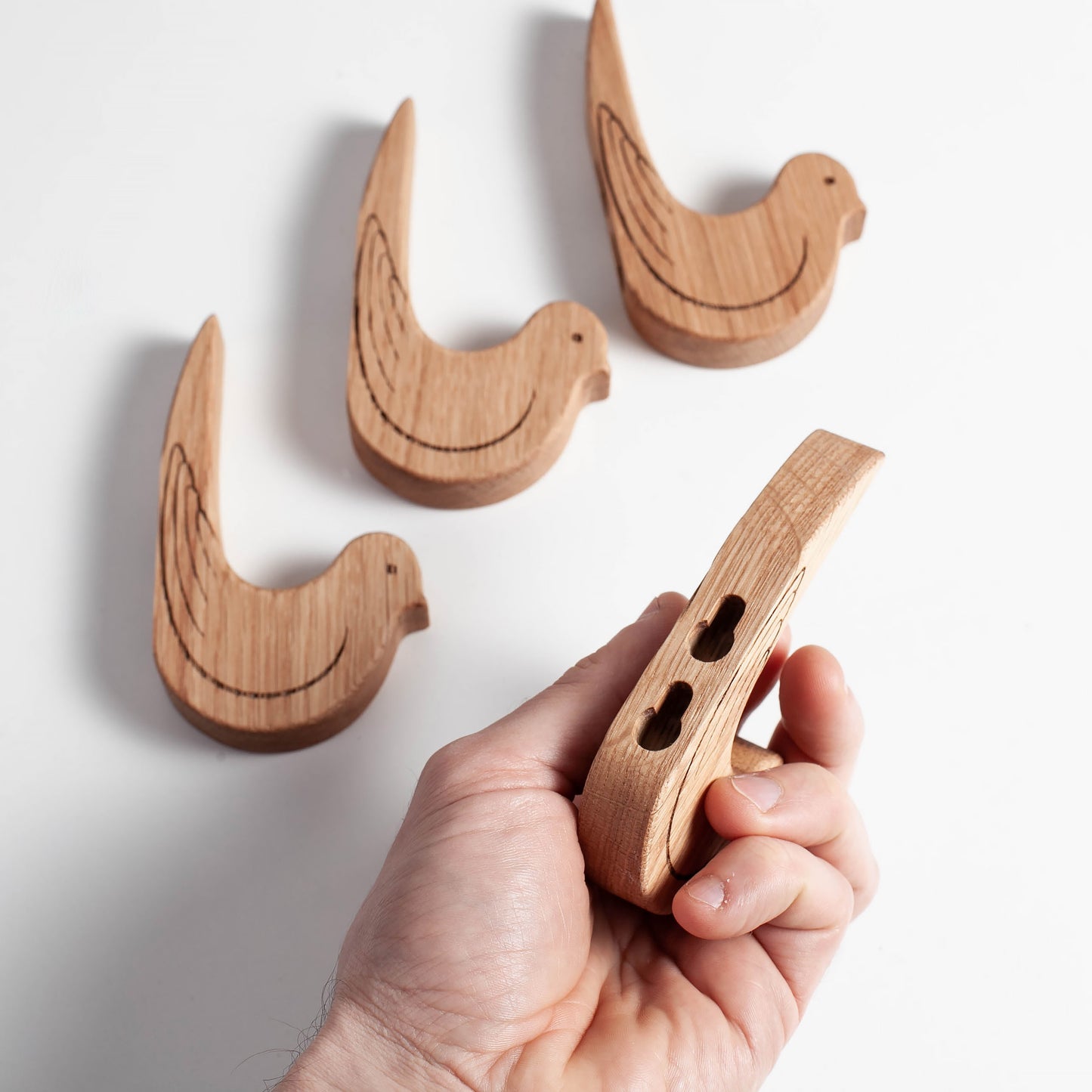 Vogel Haken Eichenholz, Craman #V