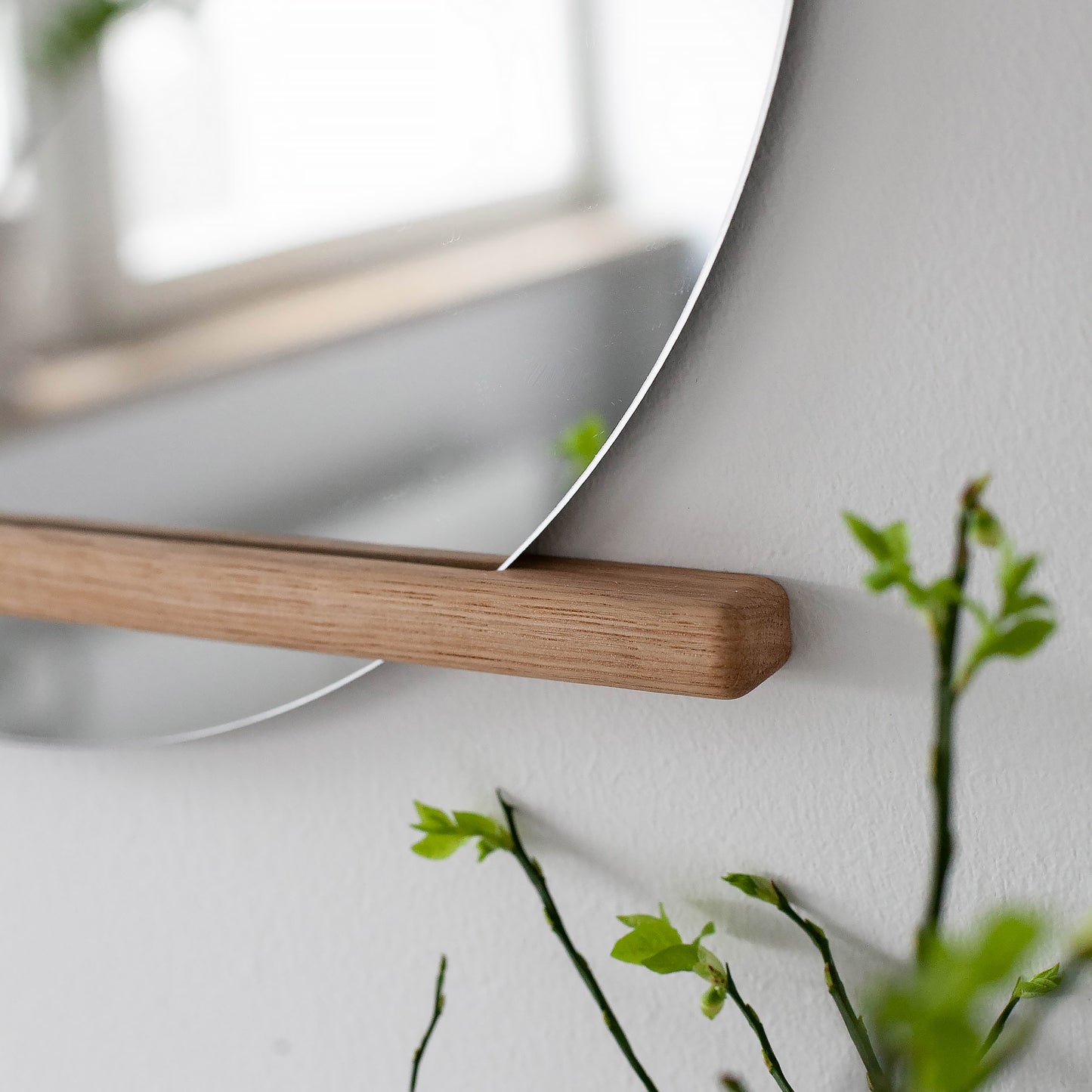 Spiegelhalter aus Eiche für IKEA BLASER und mehr