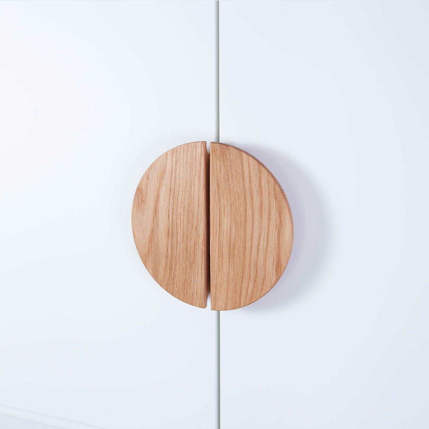 Eichenholz-Knauf für IKEA-Möbel – Minimalistischer skandinavischer Griff