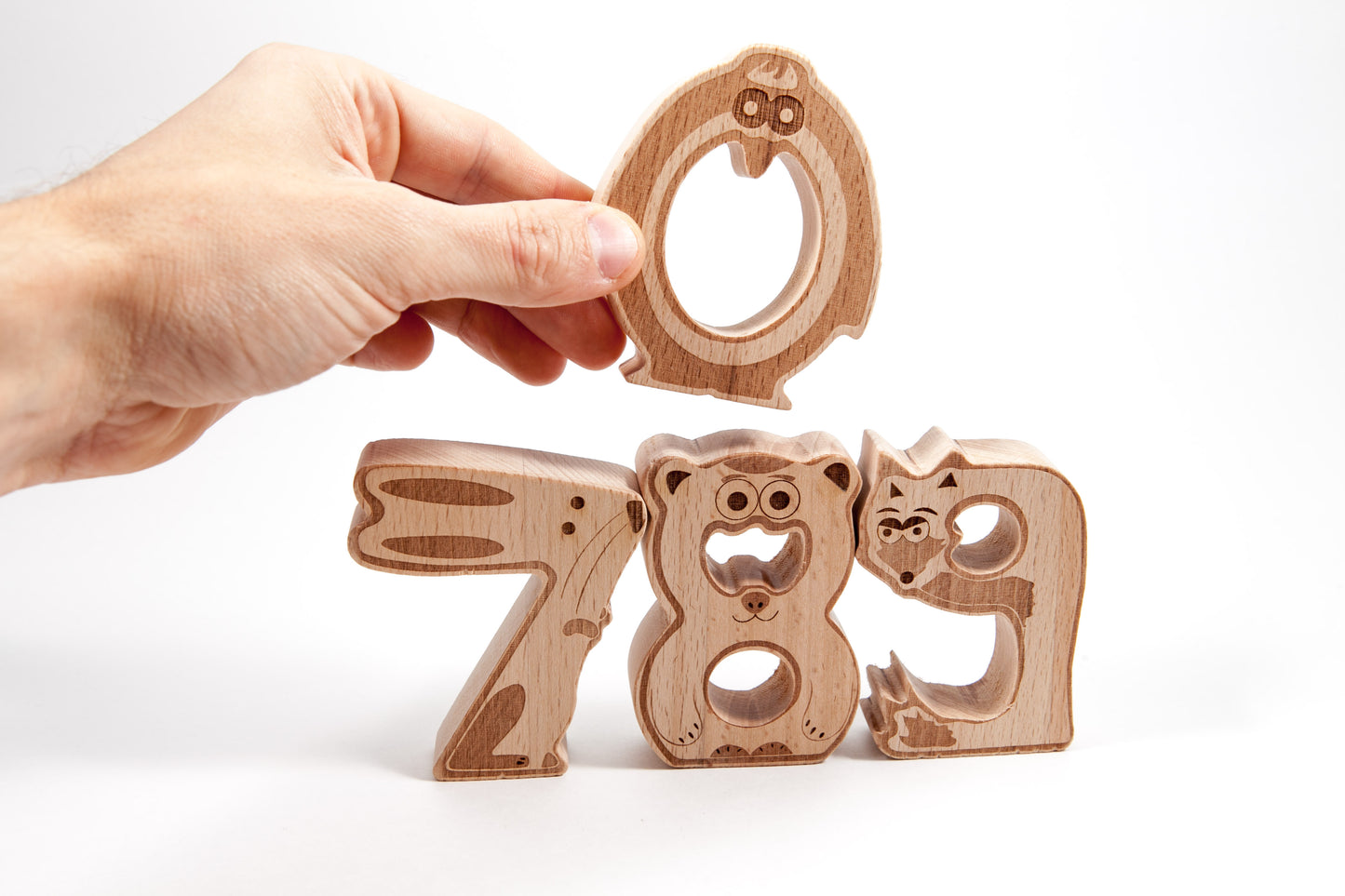 Holzspiel “ZooDigits”