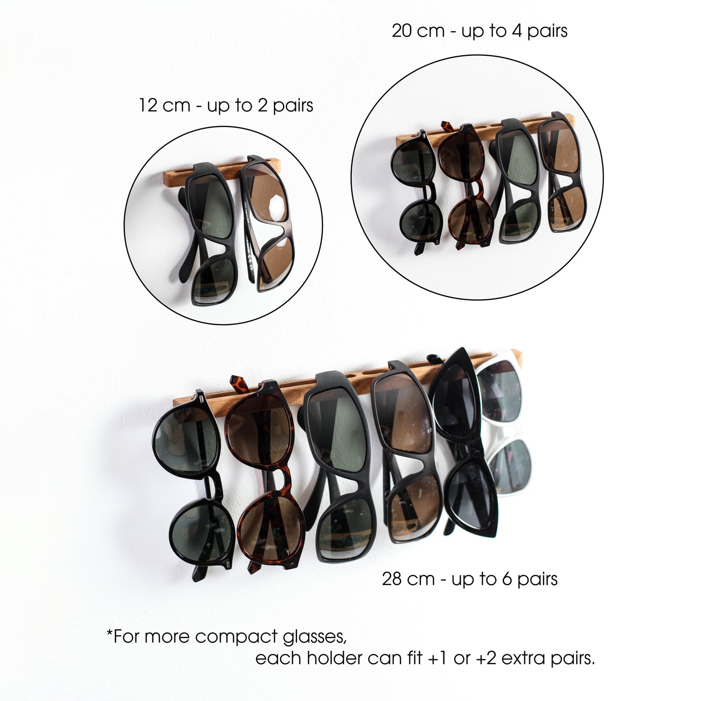 Elegant holder for reading glasses