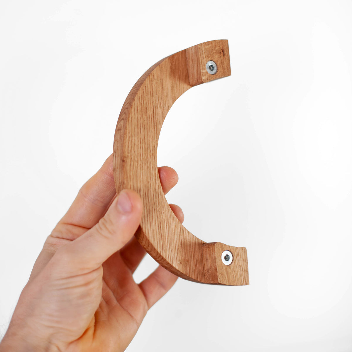 Oak Wood Knob Bagel – Minimalist Scandinavian Handle