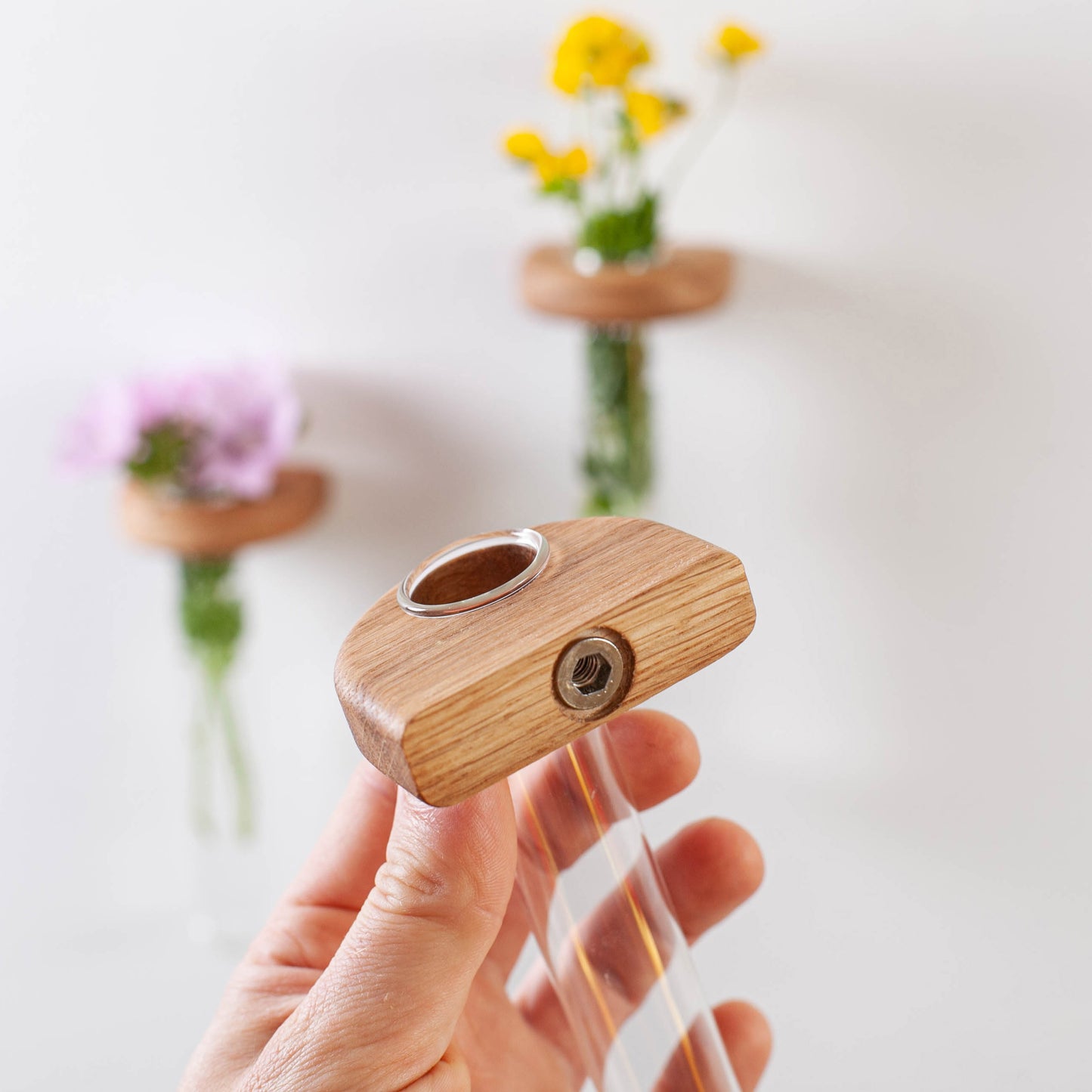 Oak towel holder, Craman #119