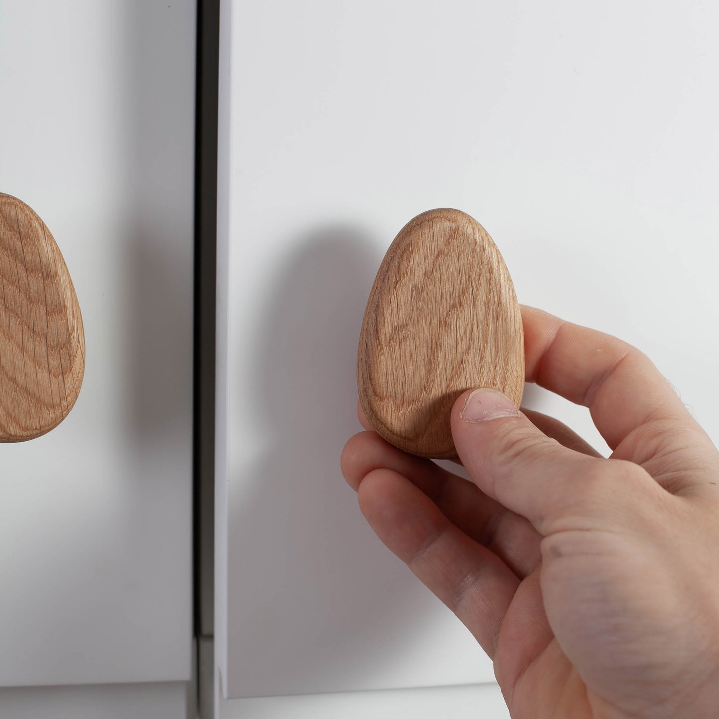 Möbelholzgriff Steine, Craman #18-1