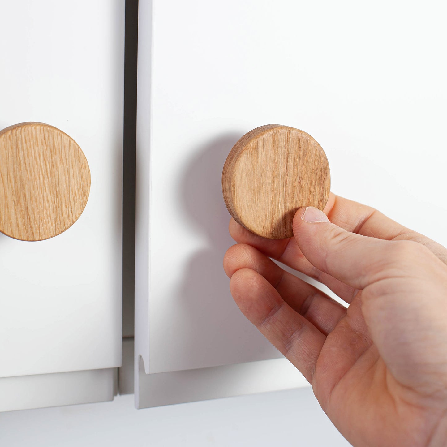 Möbelholzgriff Kreis, Craman #17-1