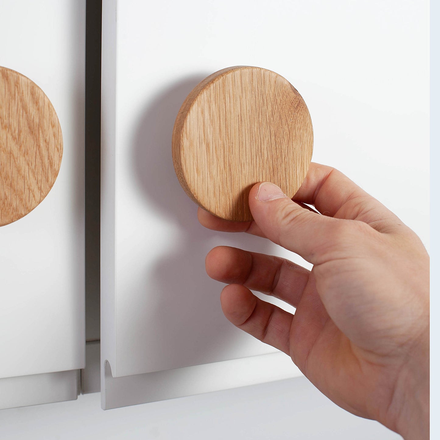 Möbelholzgriff Kreis, Craman #17-1