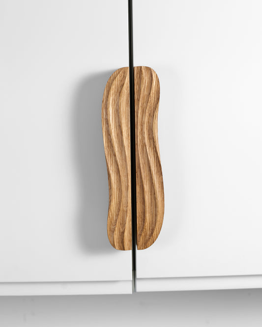 Poignées verticales en chêne pour meubles IKEA Wave