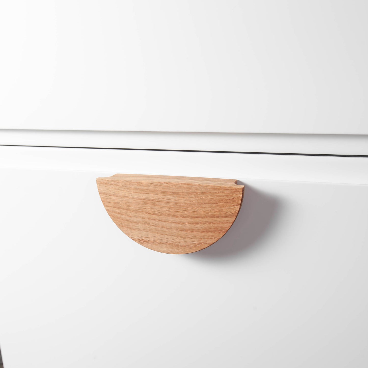 Eichenholz-Knauf für IKEA-Möbel – Minimalistischer skandinavischer Griff
