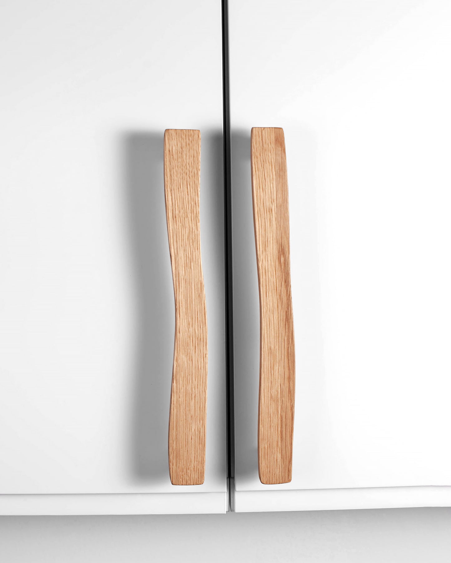 Poignées de porte en chêne pour meubles IKEA, modèle droit 1