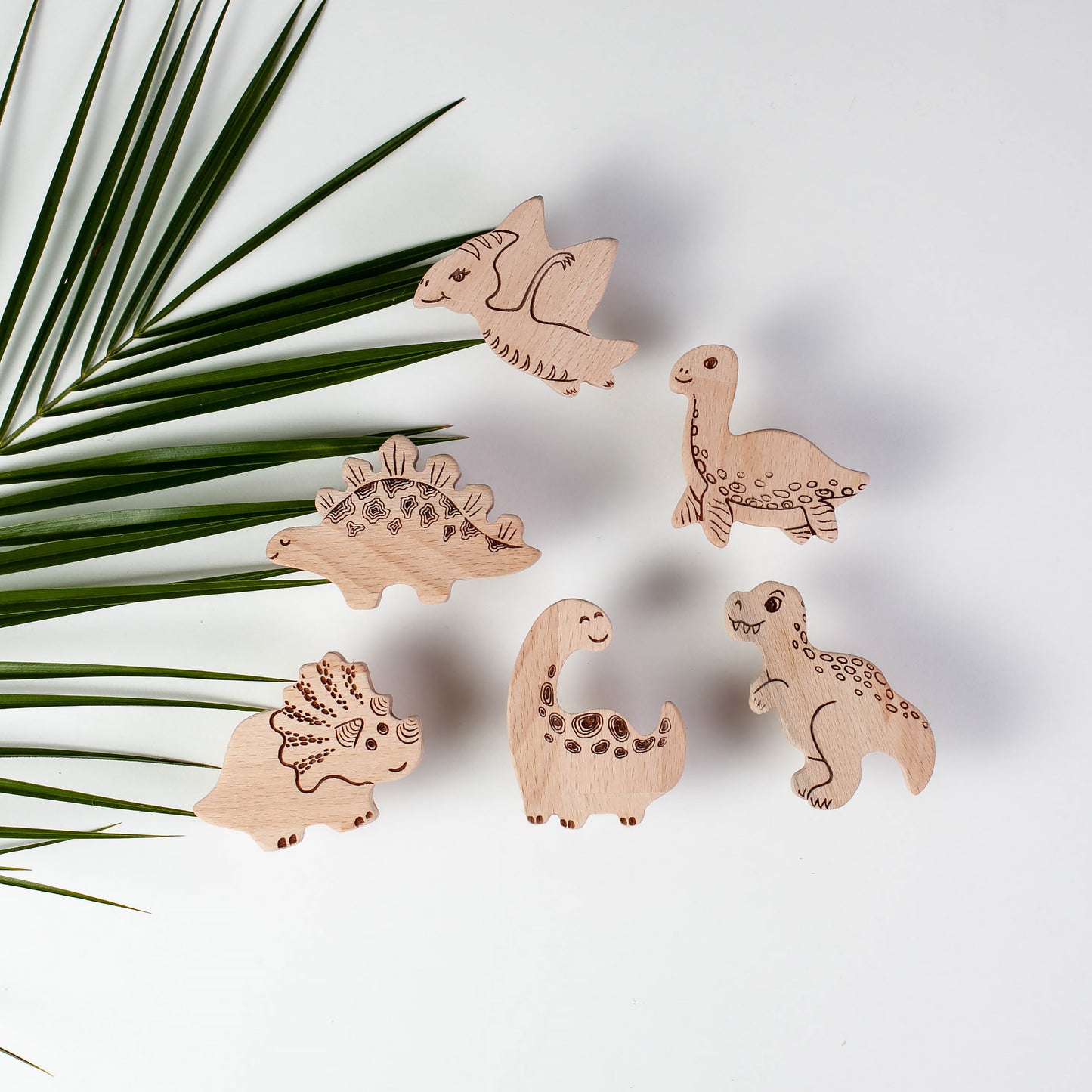 Dinosaurier Möbelholzgriffe