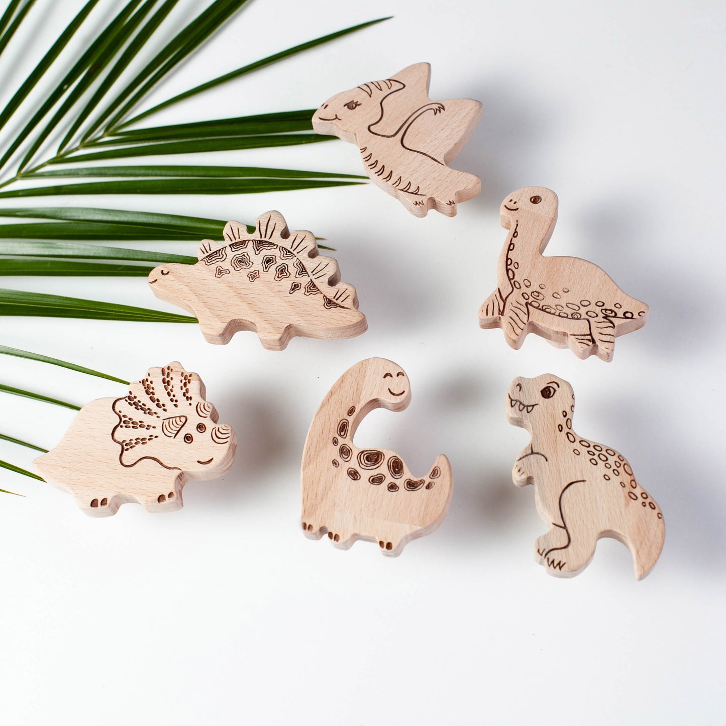 Dinosaurier Möbelholzgriffe