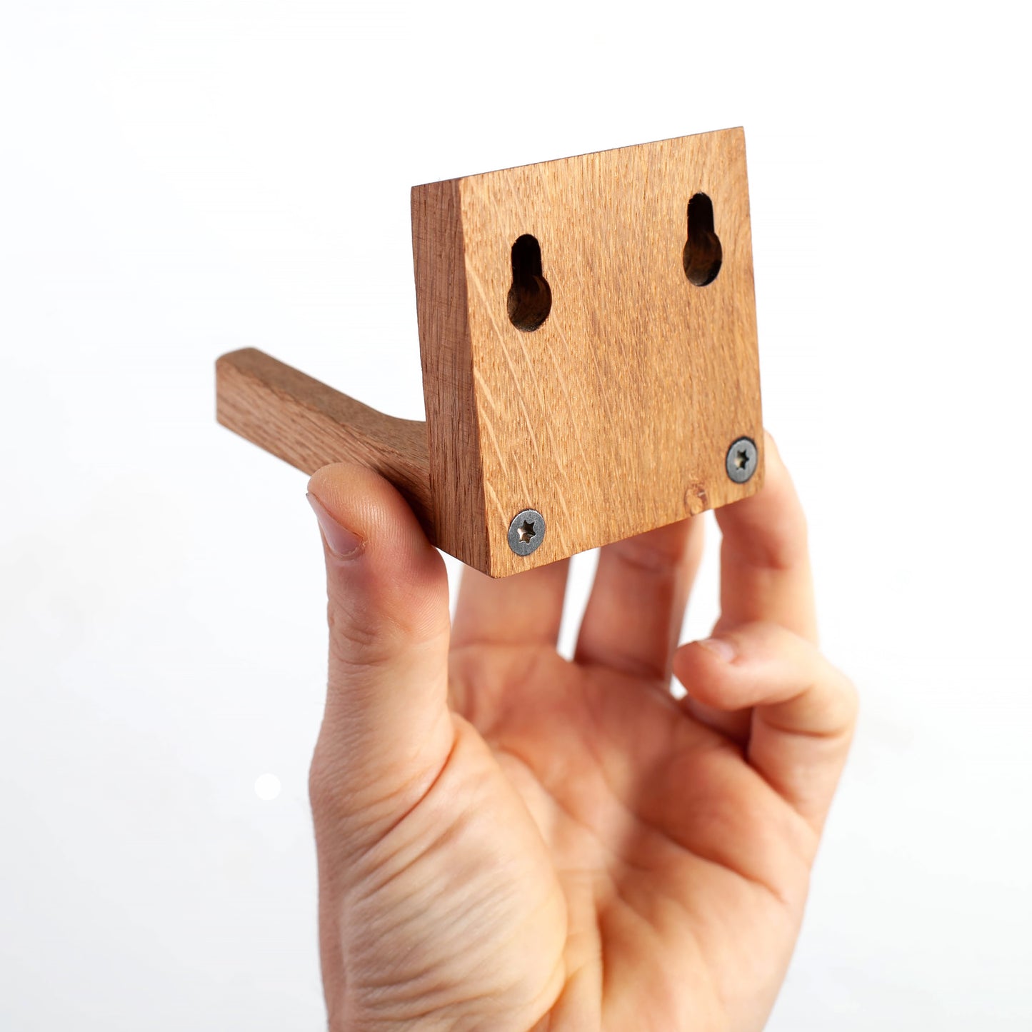 Ukulele wall mount made of solid oak wood