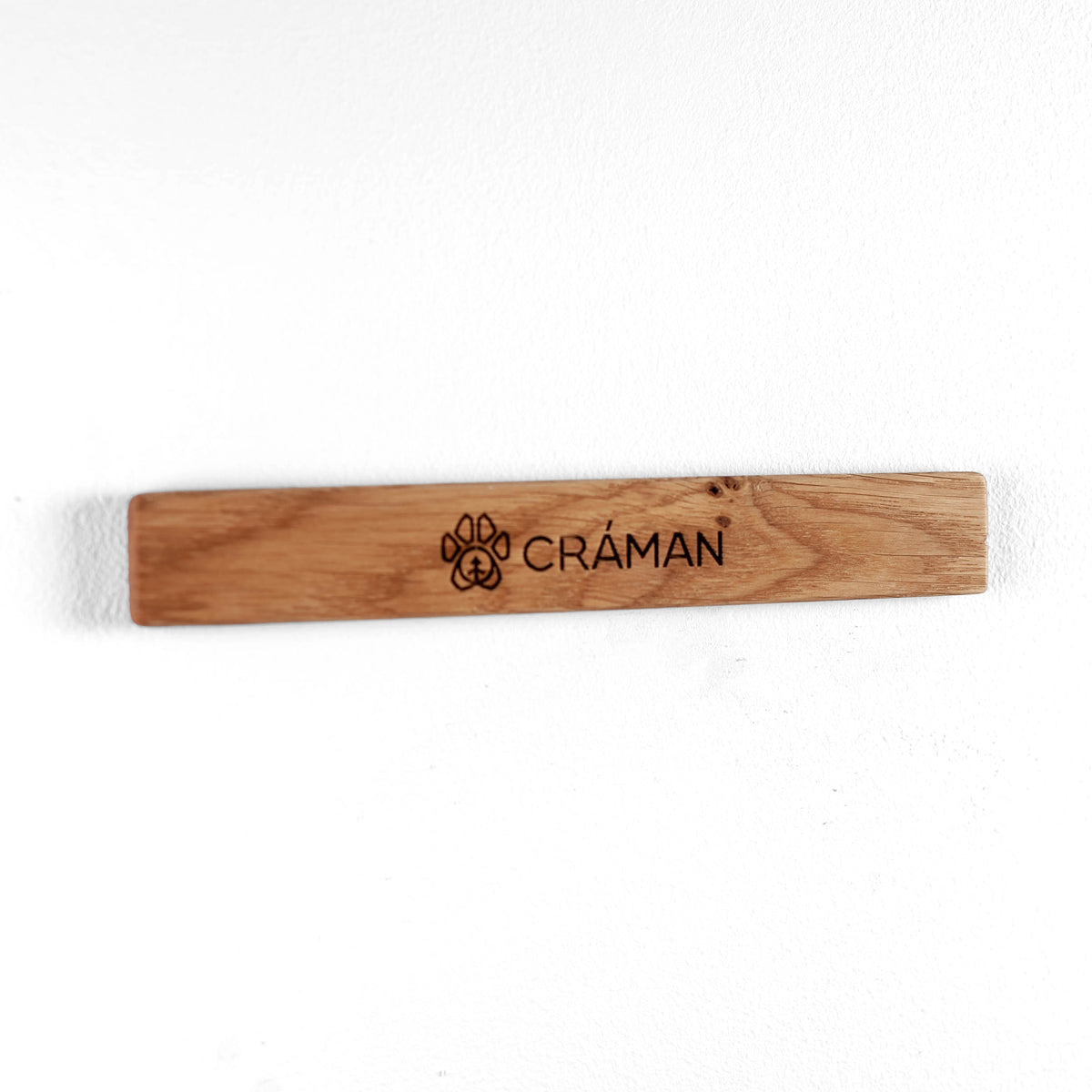 Personalized Solid Beechwood Door Sign – Minimalist Wood Nameplate