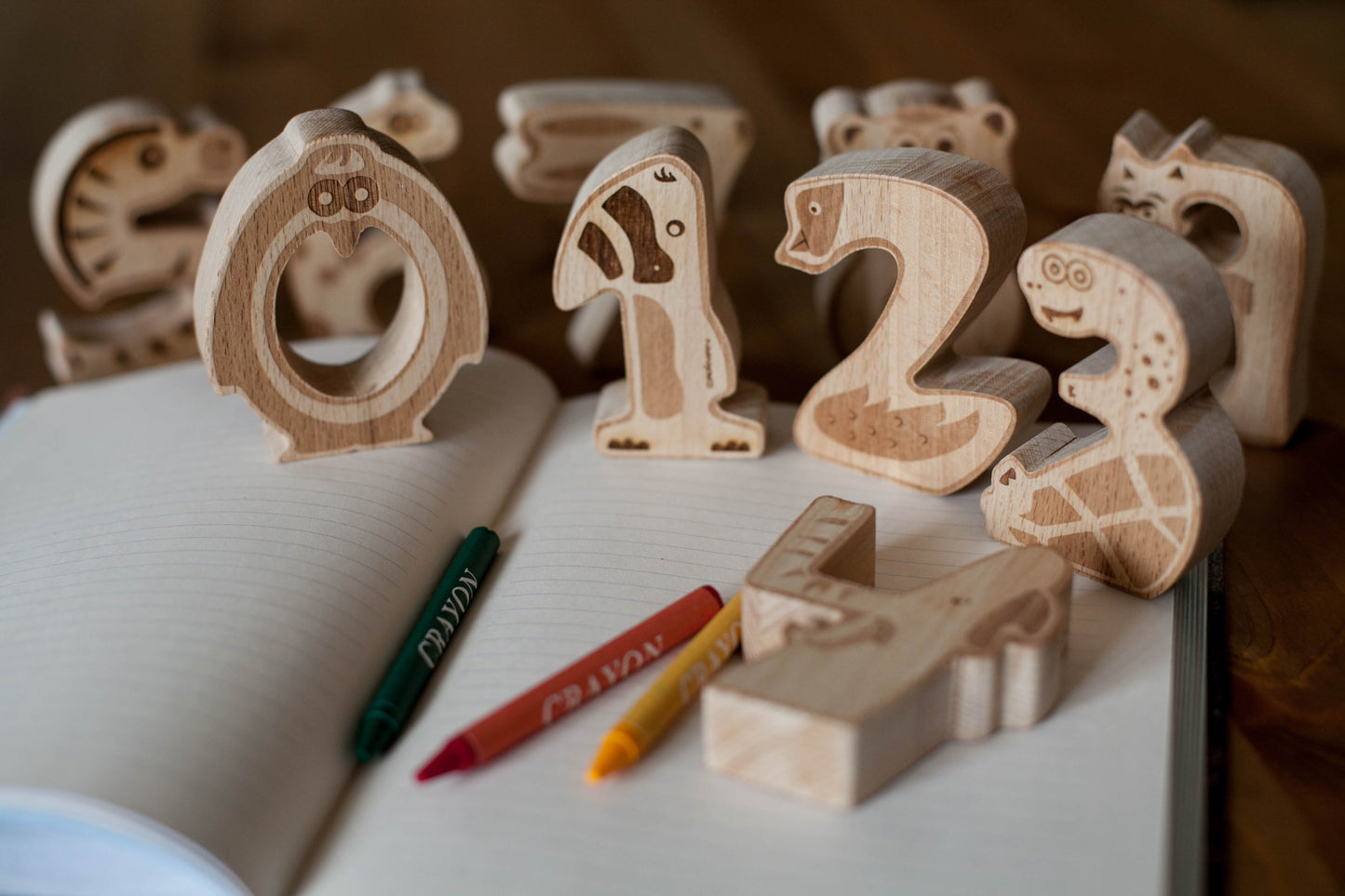 Holzspiel “ZooDigits”