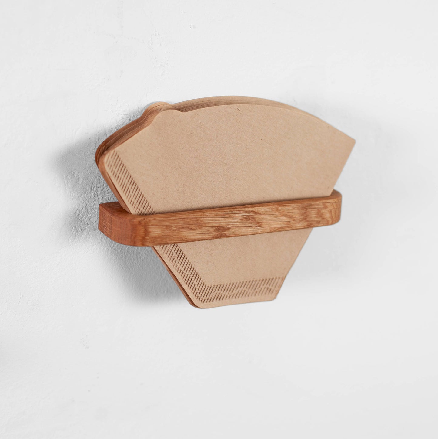 The Minimalist Oak Coffee Filter Holder