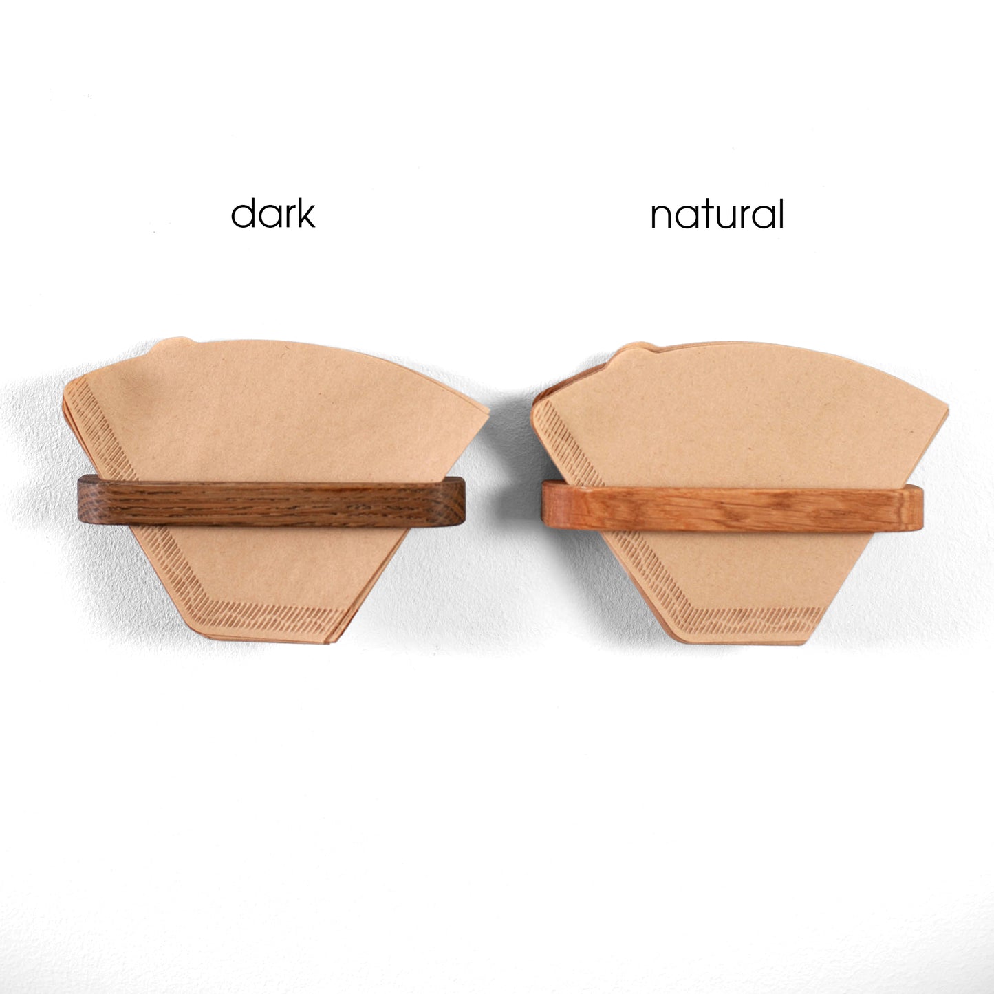 The Minimalist Oak Coffee Filter Holder