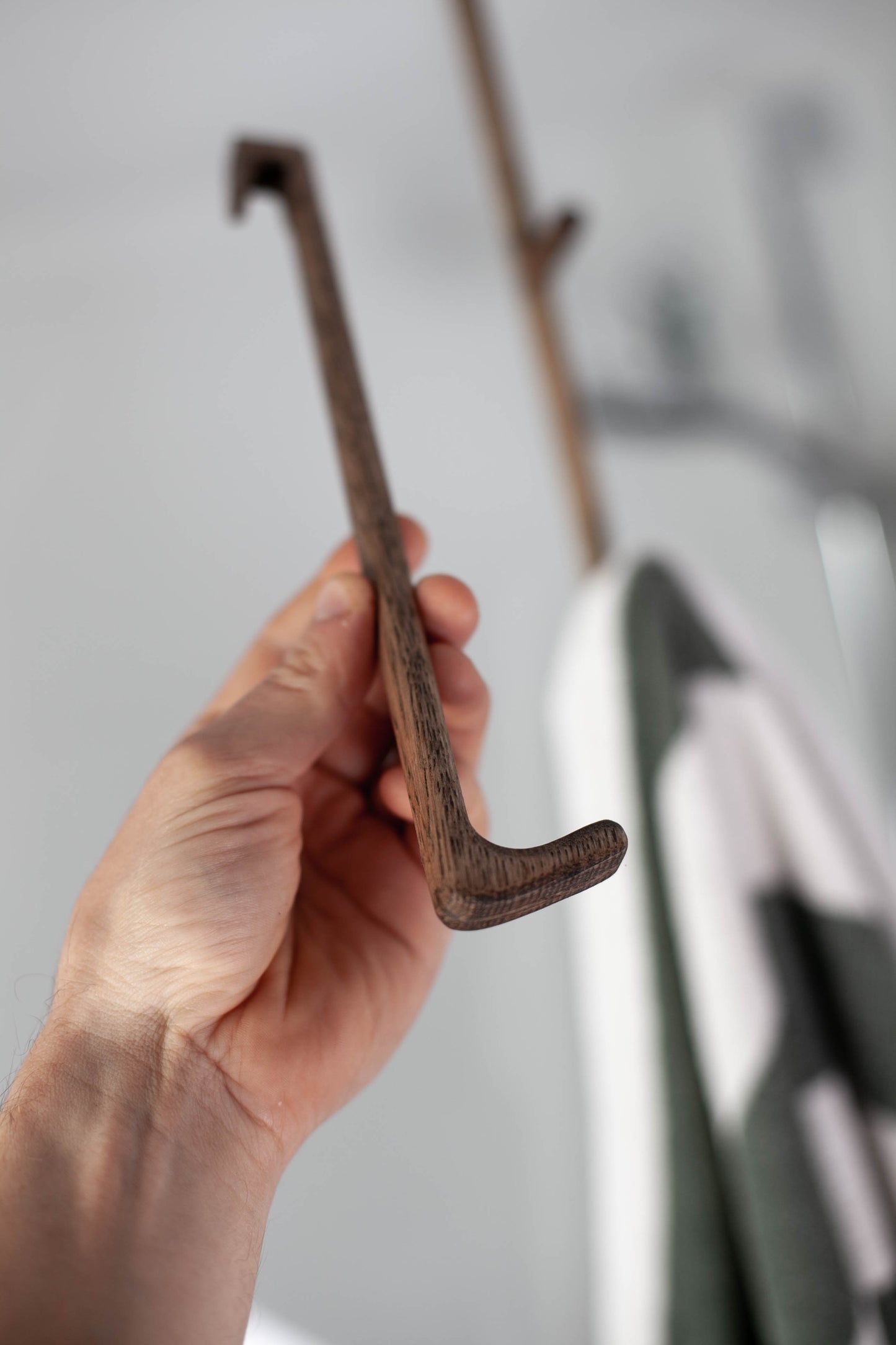 Oak towel rail, Craman #122