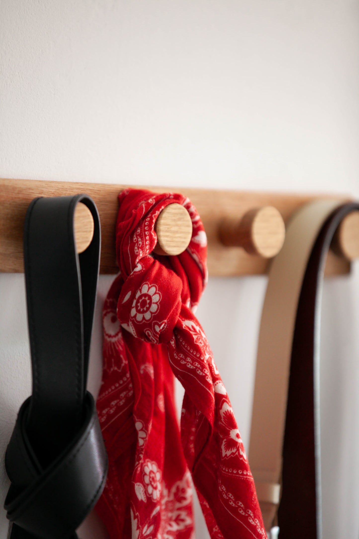 Wandgarderobe aus Eiche V2