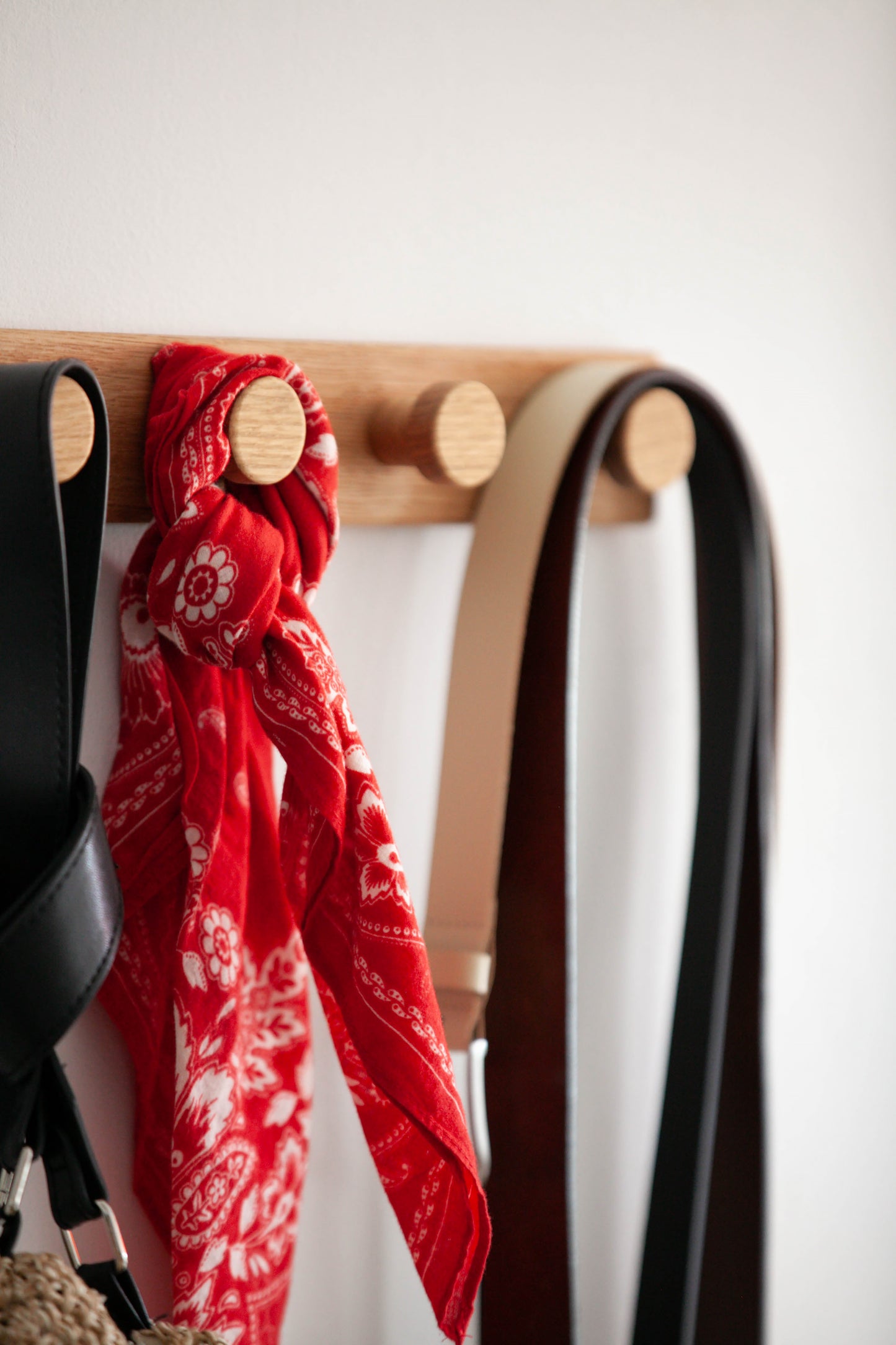 Wandgarderobe aus Eiche V2