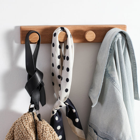 Wandgarderobe aus Eiche V2