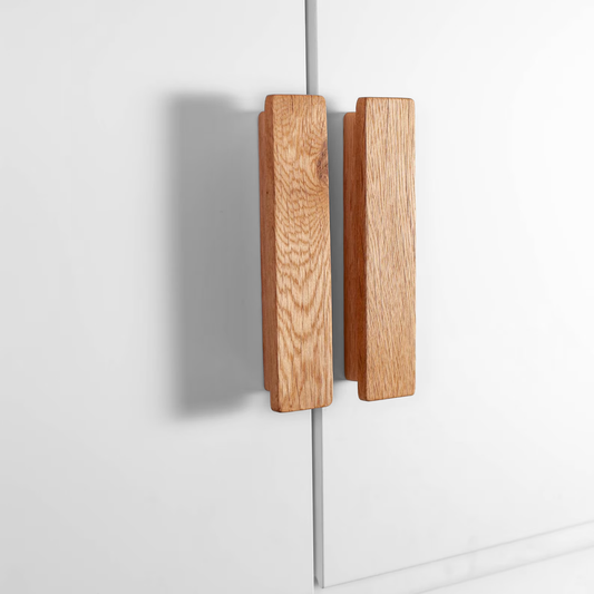 Poignées de porte en chêne pour meubles IKEA, modèle droit 1