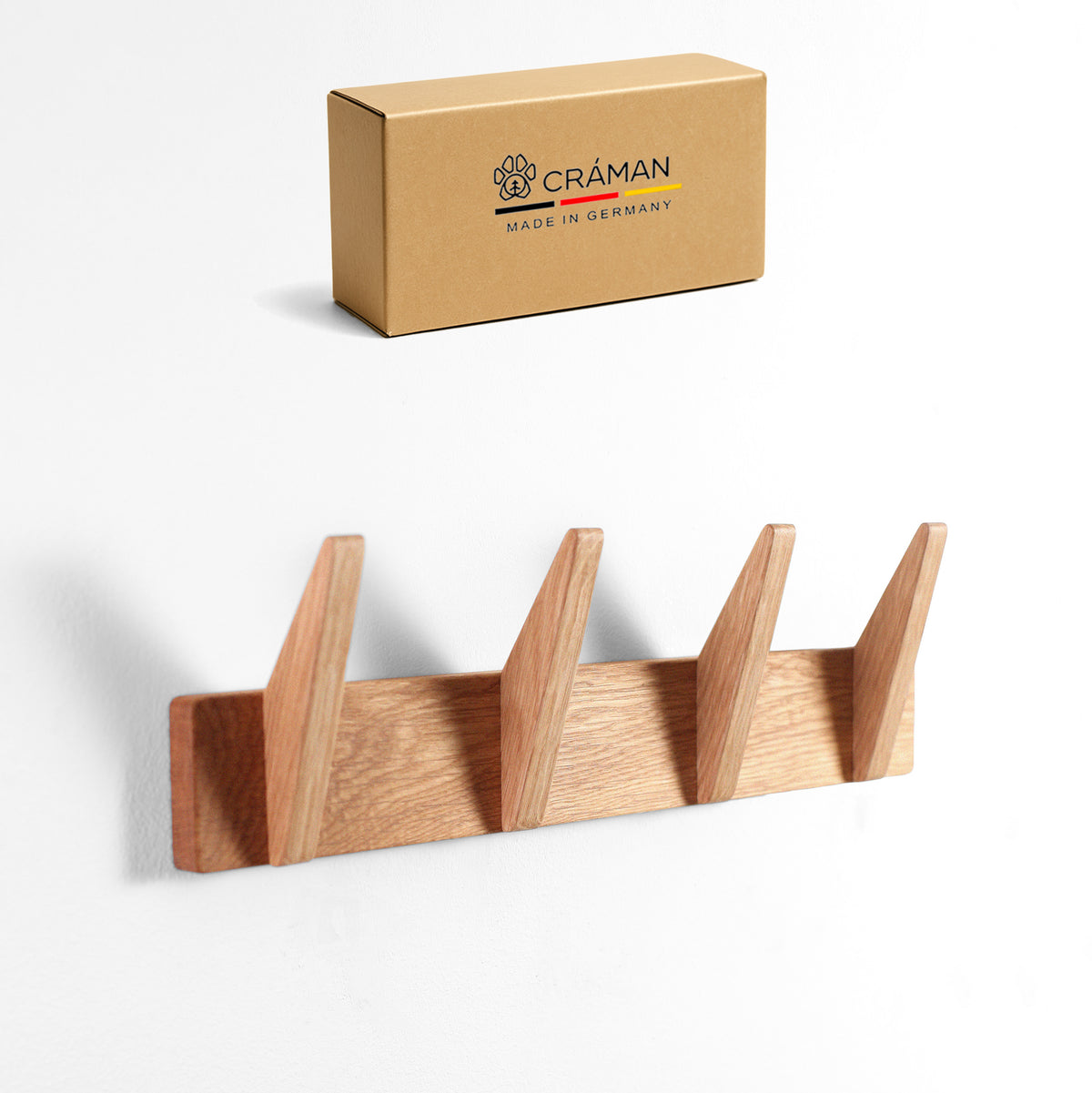 Wandgarderobe aus Eiche N1