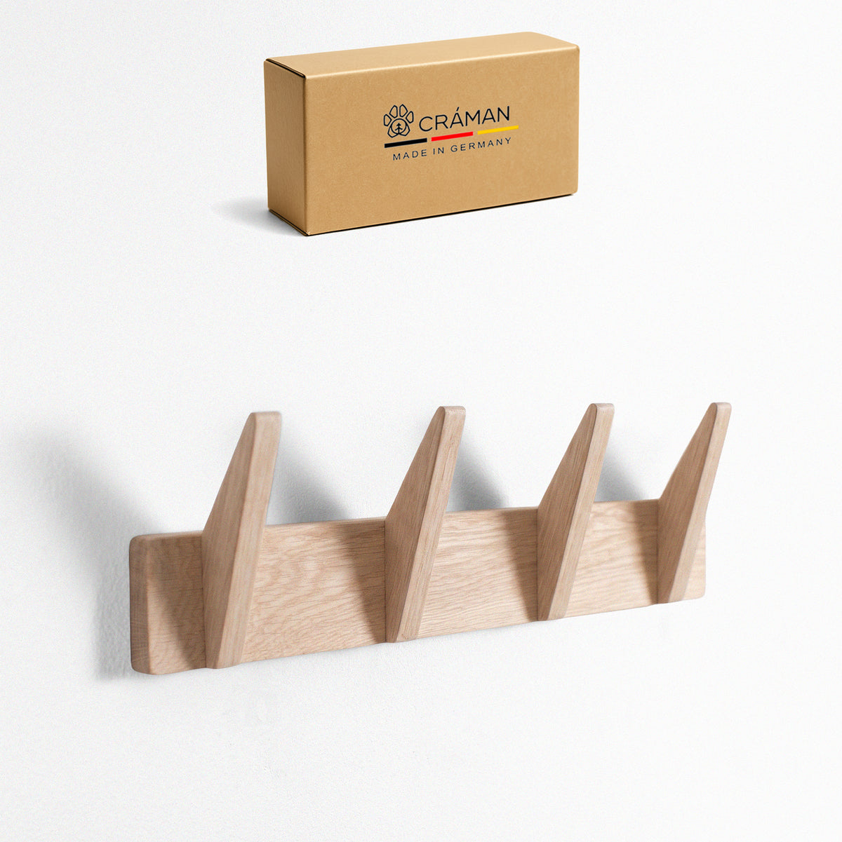 Wandgarderobe aus Eiche N1